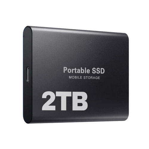 2TB Portable SSD External Hard Drive with USB-C for Mobile Storage 1