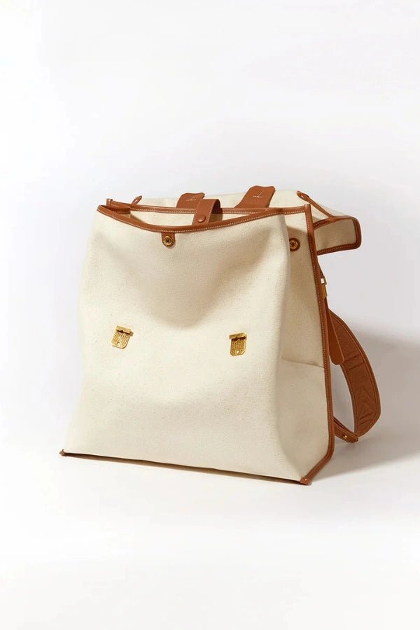 Aki - Large Travel Backpack with 16 Laptop Compartment & Leather Accents 3