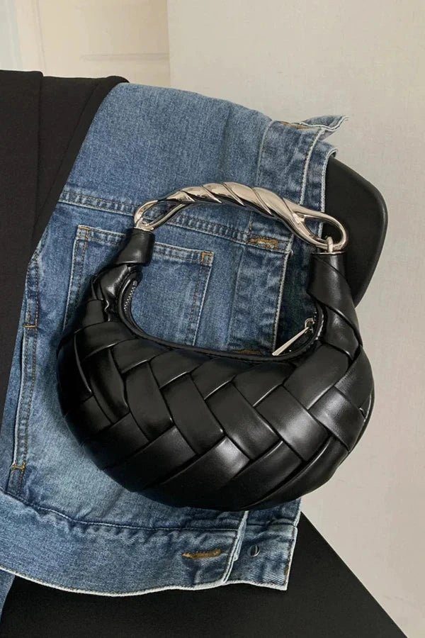Aura - Stylish Braided Handbag with Unique Texture & Spacious Interior 6