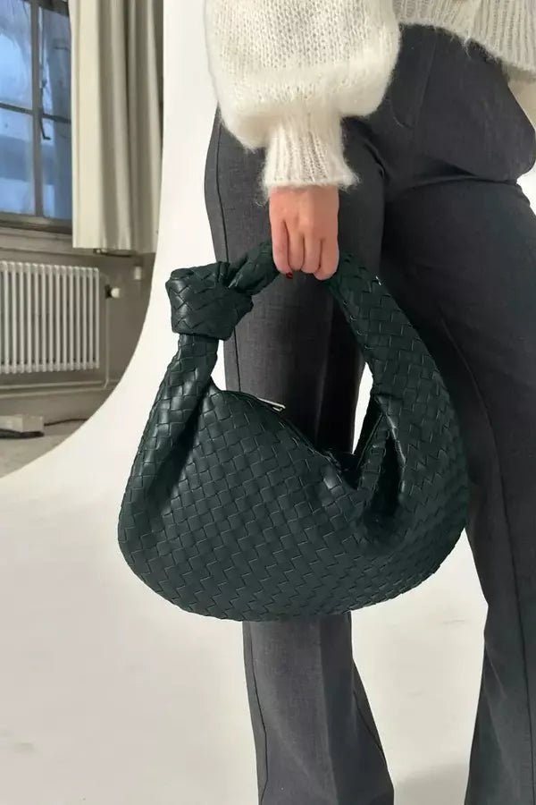 Aurelia Medium Woven Tote Bag - Stylish and Spacious Everyday Use 6