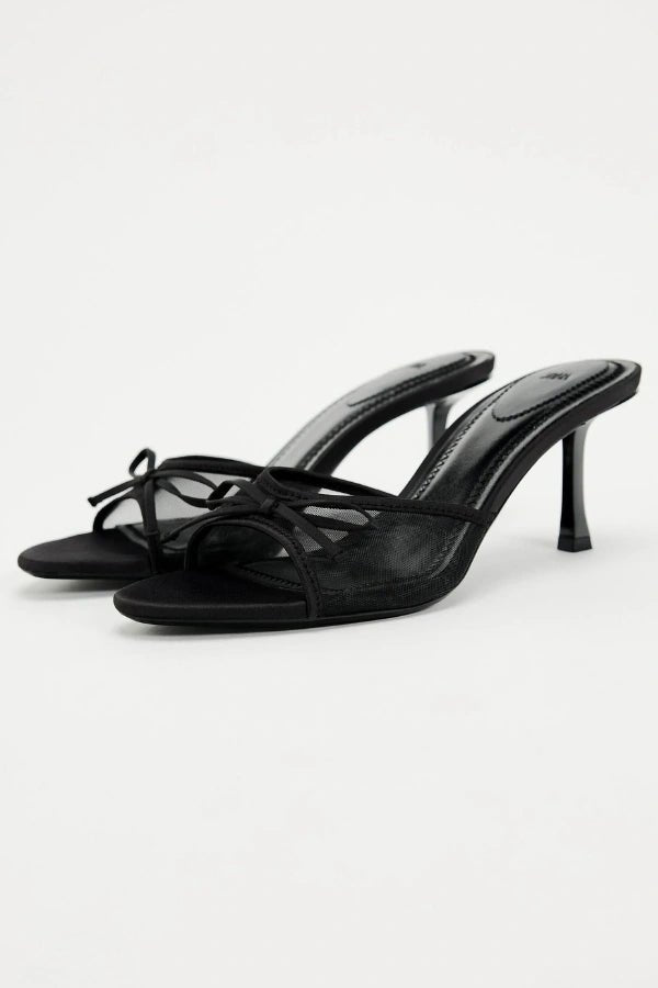 Blaise Chic - Stylish Slip-On High Heels with Breathable Mesh Panel 0