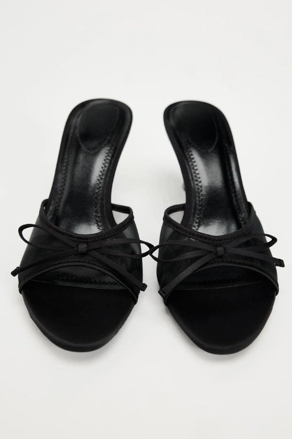 Blaise Chic - Stylish Slip-On High Heels with Breathable Mesh Panel 1