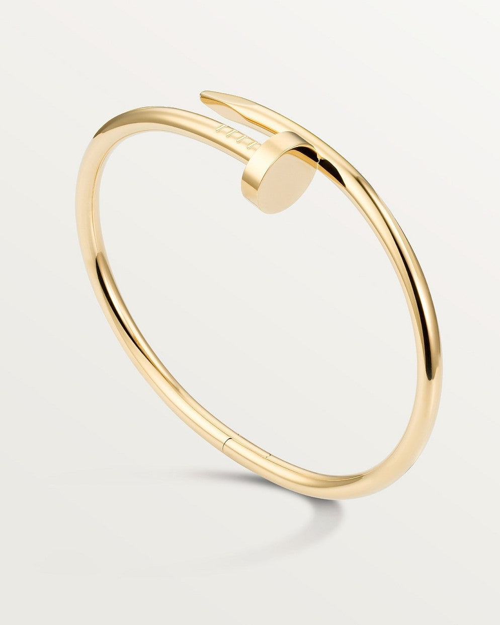 Bold Gold Screw Bracelet - Edgy Stainless Steel Accessory 1