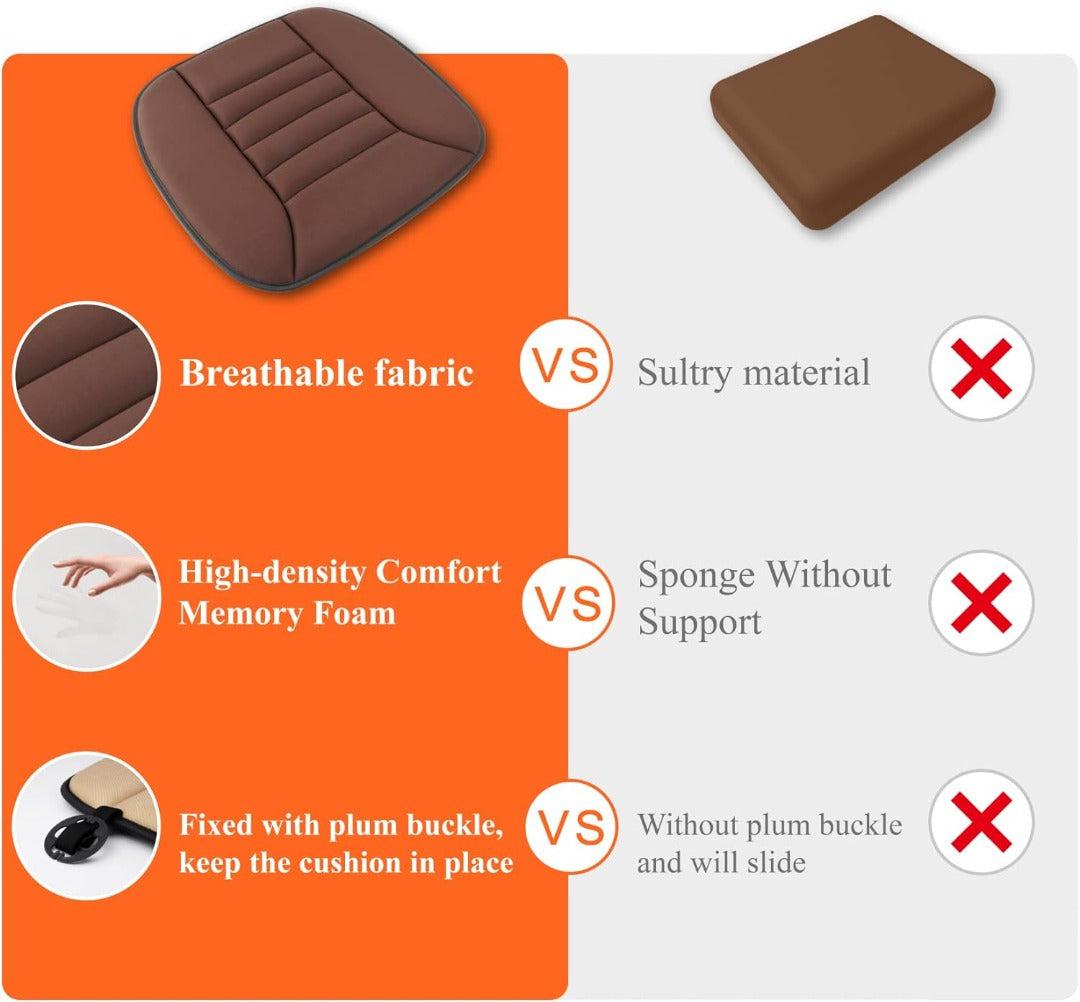 Car Seat Cushion in Memory Foam with Ergonomic Design for Lumbar Support 6