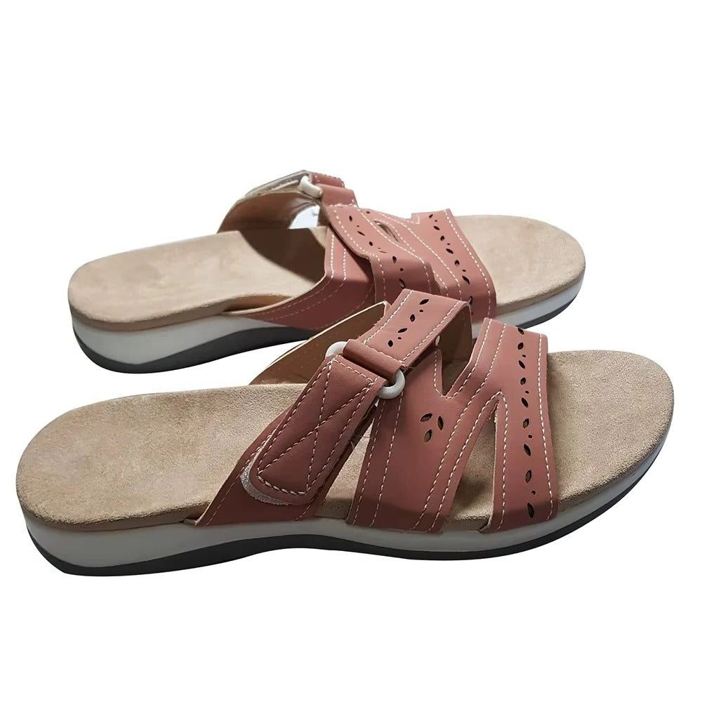 ComfortFit - Women's Adjustable Summer Sandals with Cushioned Footbed 2