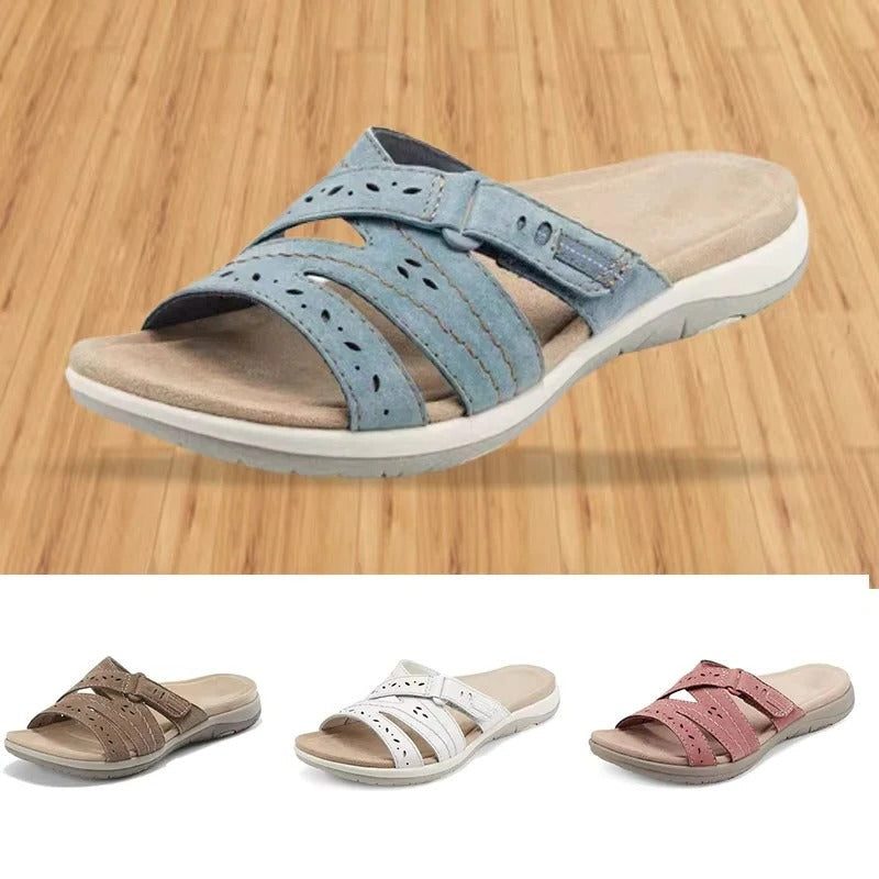 ComfortFit - Women's Adjustable Summer Sandals with Cushioned Footbed 5