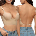 Comfortable Backless Bra for Women with Adjustable Straps & Breathable Fabric 0