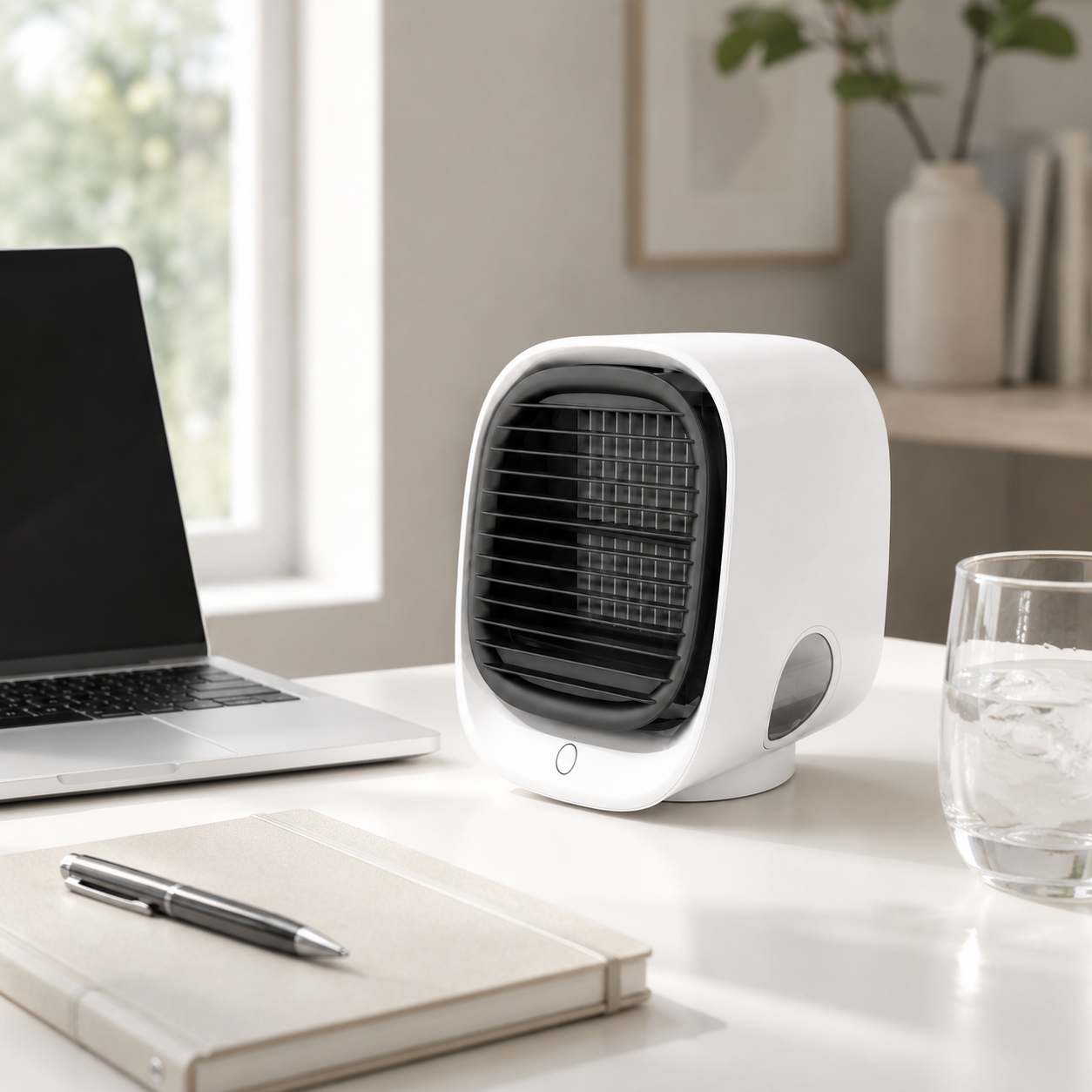 Compact Air Cooler and Humidifier with USB Power and LED Light 4