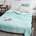 Cooling Blanket in Bamboo Blend with Moisture-Wicking Fabric for Hot Sleepers 0