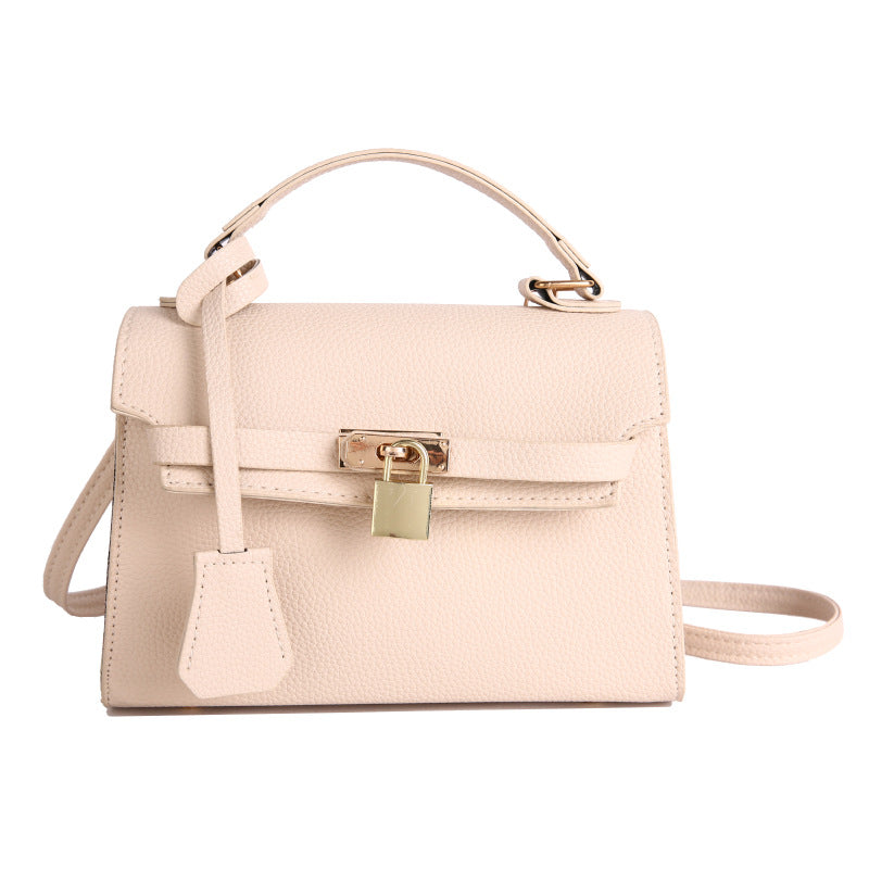 Deborah Vegan Leather Handbag with Soft Lining and Gold Accents 3