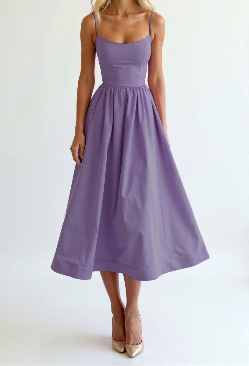 Elegant Corset Midi Dress for Women - Flattering Summer & Cocktail Style 4