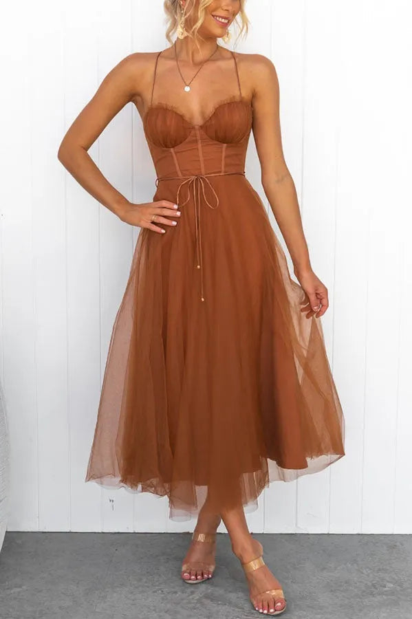Elegant Flowing Maxi Dress for Women - Timeless Formal Summer Style 1