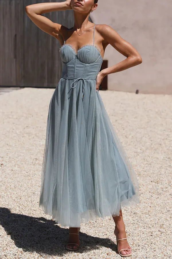 Elegant Flowing Maxi Dress for Women - Timeless Formal Summer Style 3
