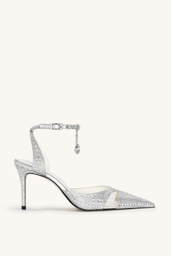 Elegant High Heels for Women - Comfortable Shimmering Sandpaper Upper 1