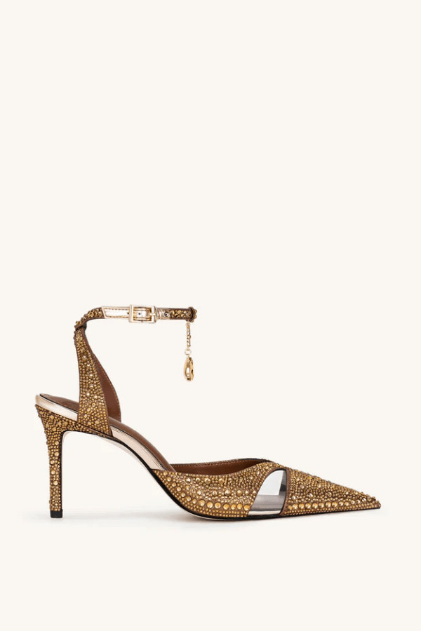 Elegant High Heels for Women - Comfortable Shimmering Sandpaper Upper 5
