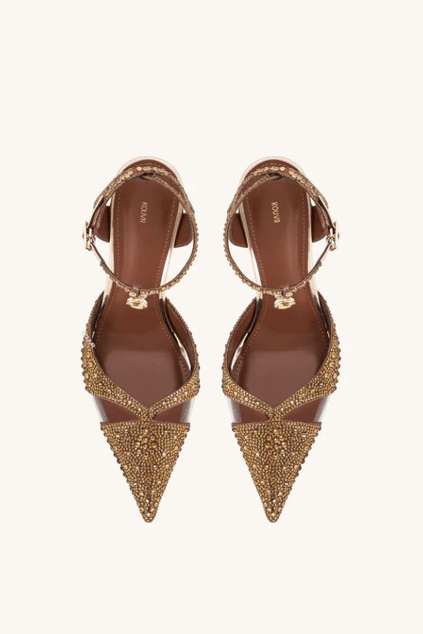 Elegant High Heels for Women - Comfortable Shimmering Sandpaper Upper 7