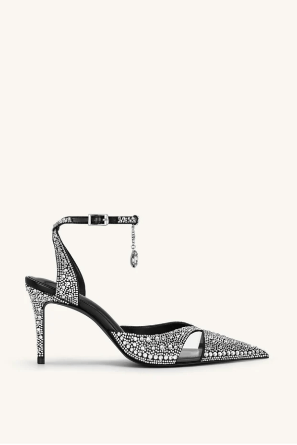Elegant High Heels for Women - Comfortable Shimmering Sandpaper Upper 8