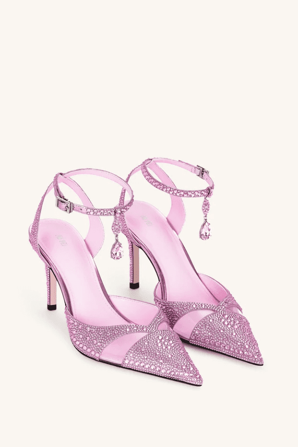 Elegant High Heels for Women - Comfortable Shimmering Sandpaper Upper 9