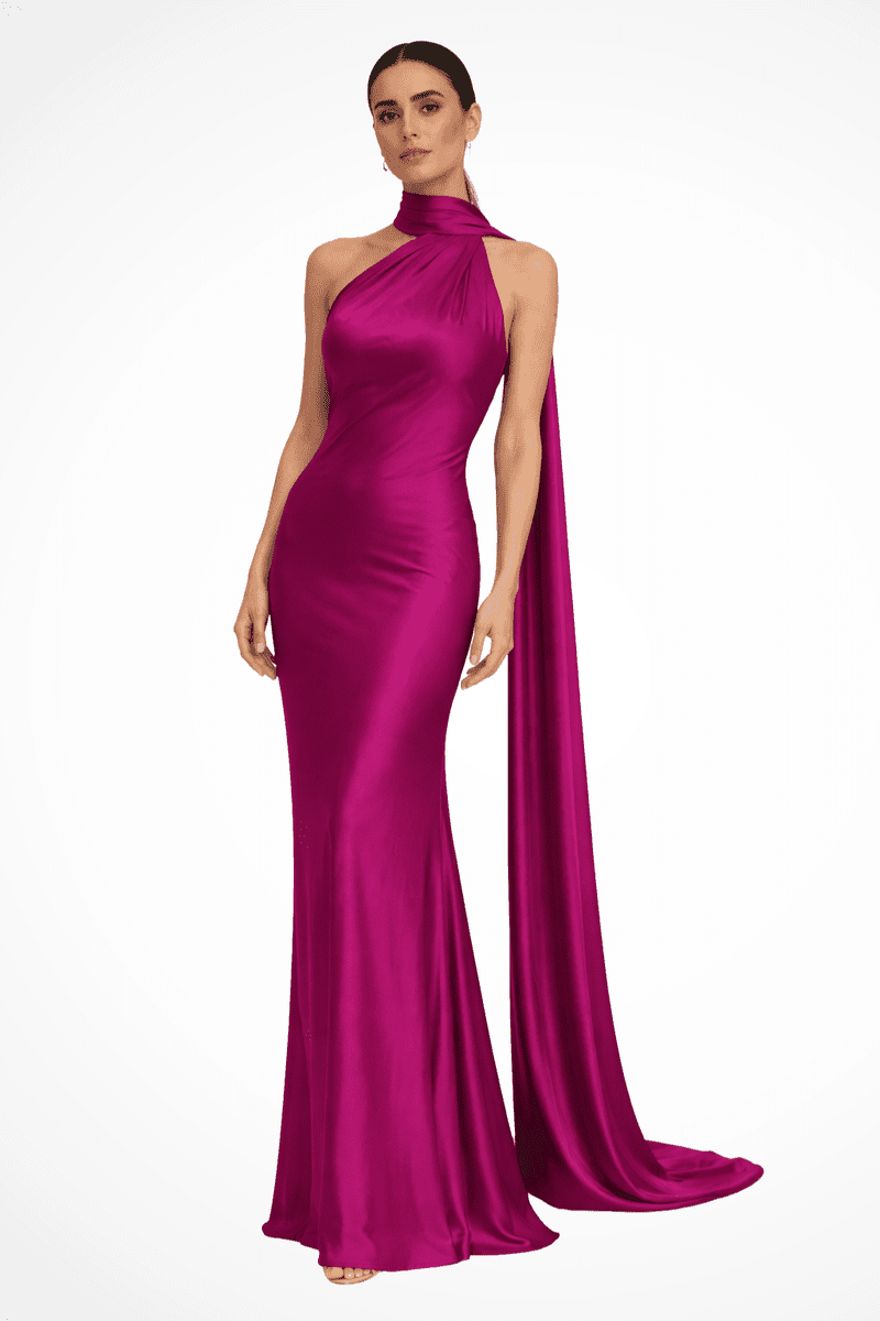 Elegant Women's Halter Neck Sleeveless Maxi Dress for Summer Events 10