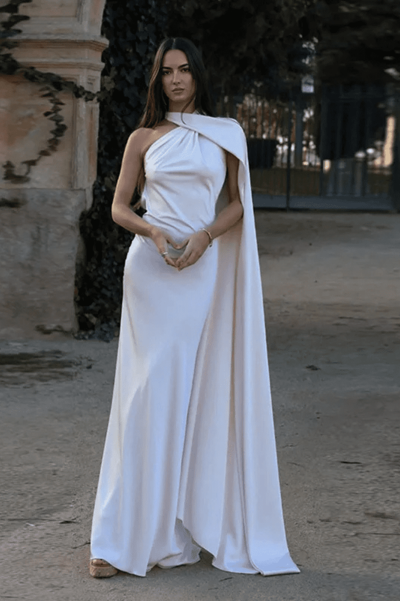 Elegant Women's Halter Neck Sleeveless Maxi Dress for Summer Events 3