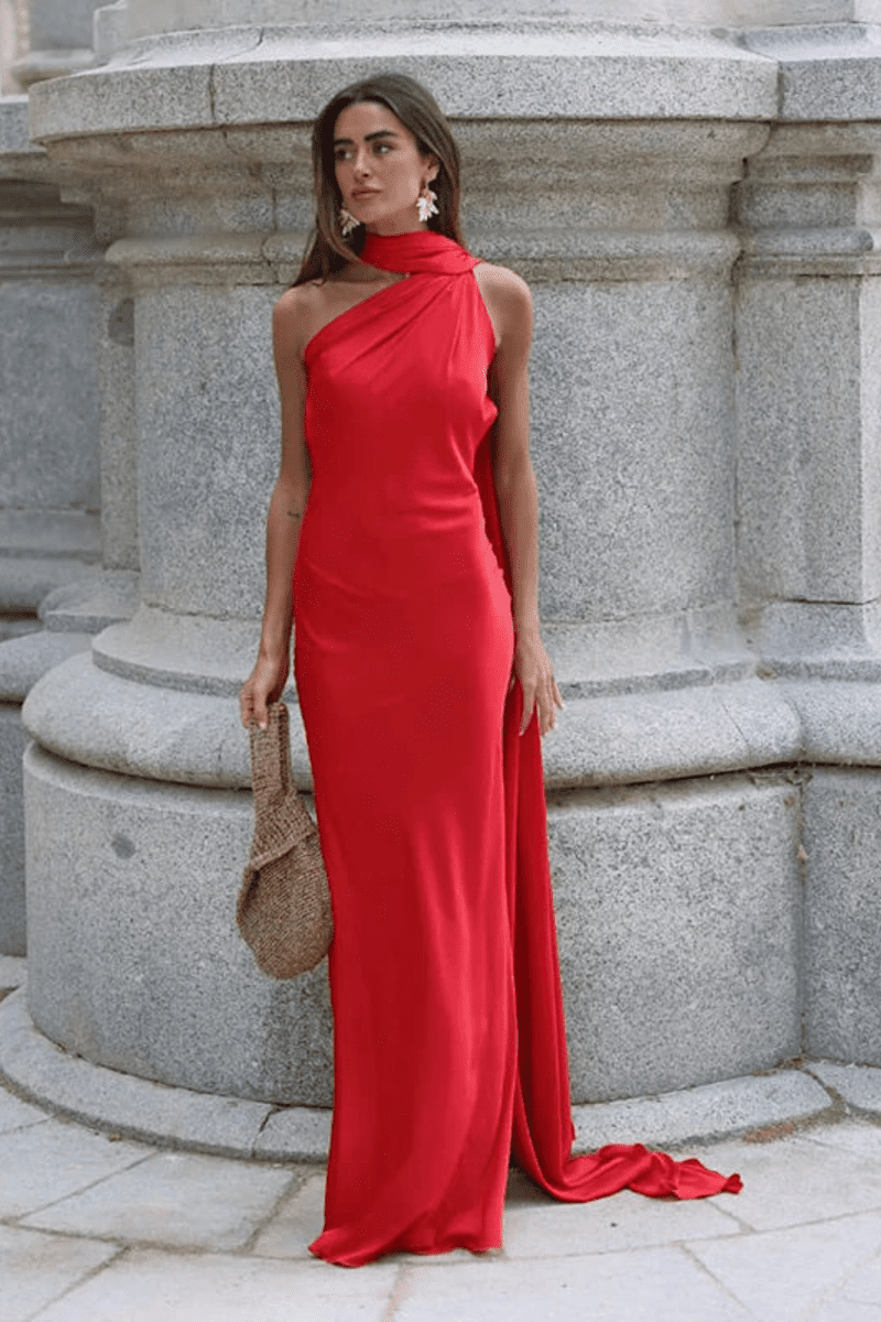Elegant Women's Halter Neck Sleeveless Maxi Dress for Summer Events 7