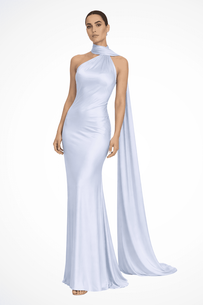 Elegant Women's Halter Neck Sleeveless Maxi Dress for Summer Events 8