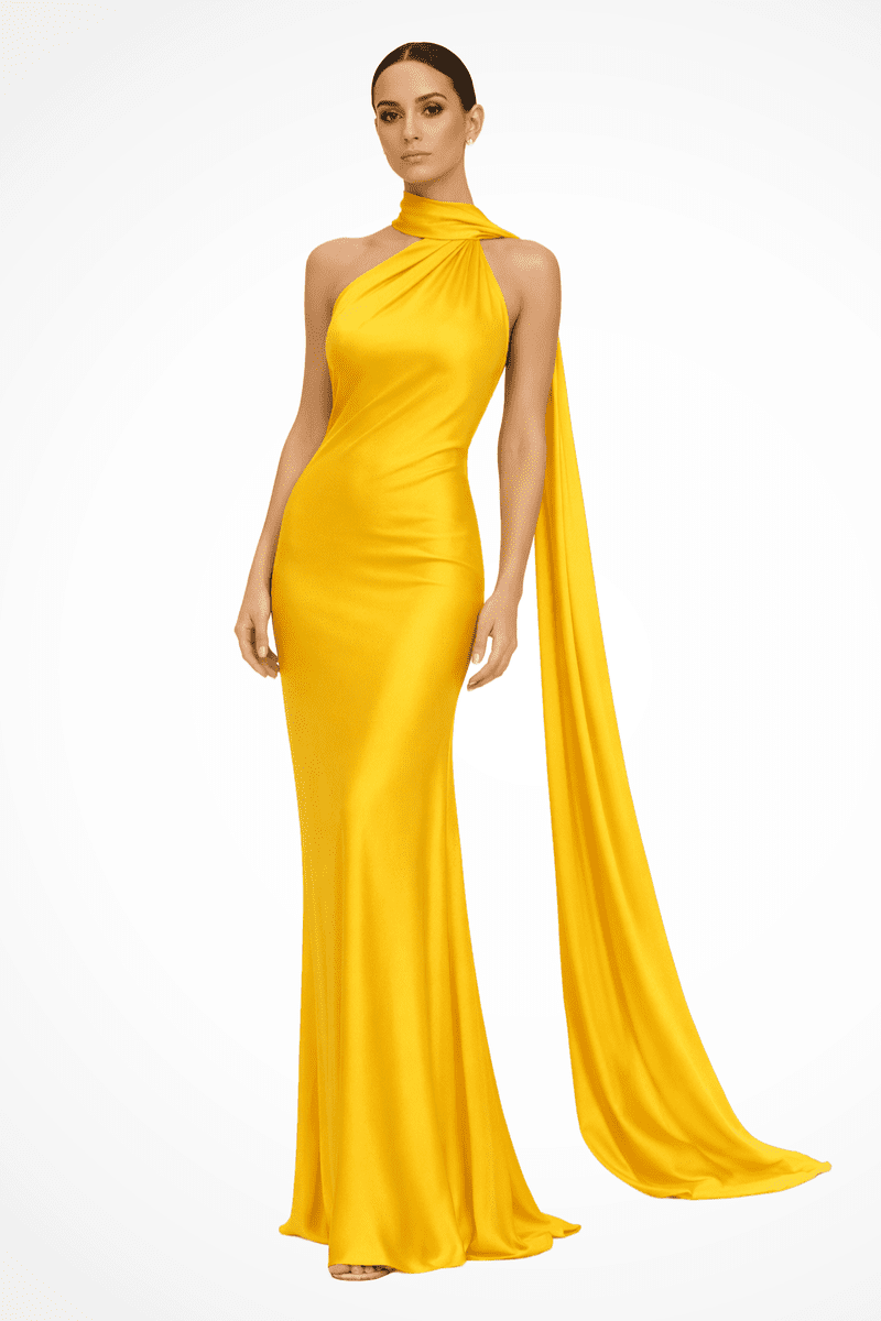Elegant Women's Halter Neck Sleeveless Maxi Dress for Summer Events 9