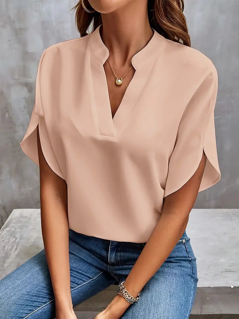 Elegant Women's Long Sleeve Blouse - Lightweight Summer Top for Spring Style 2