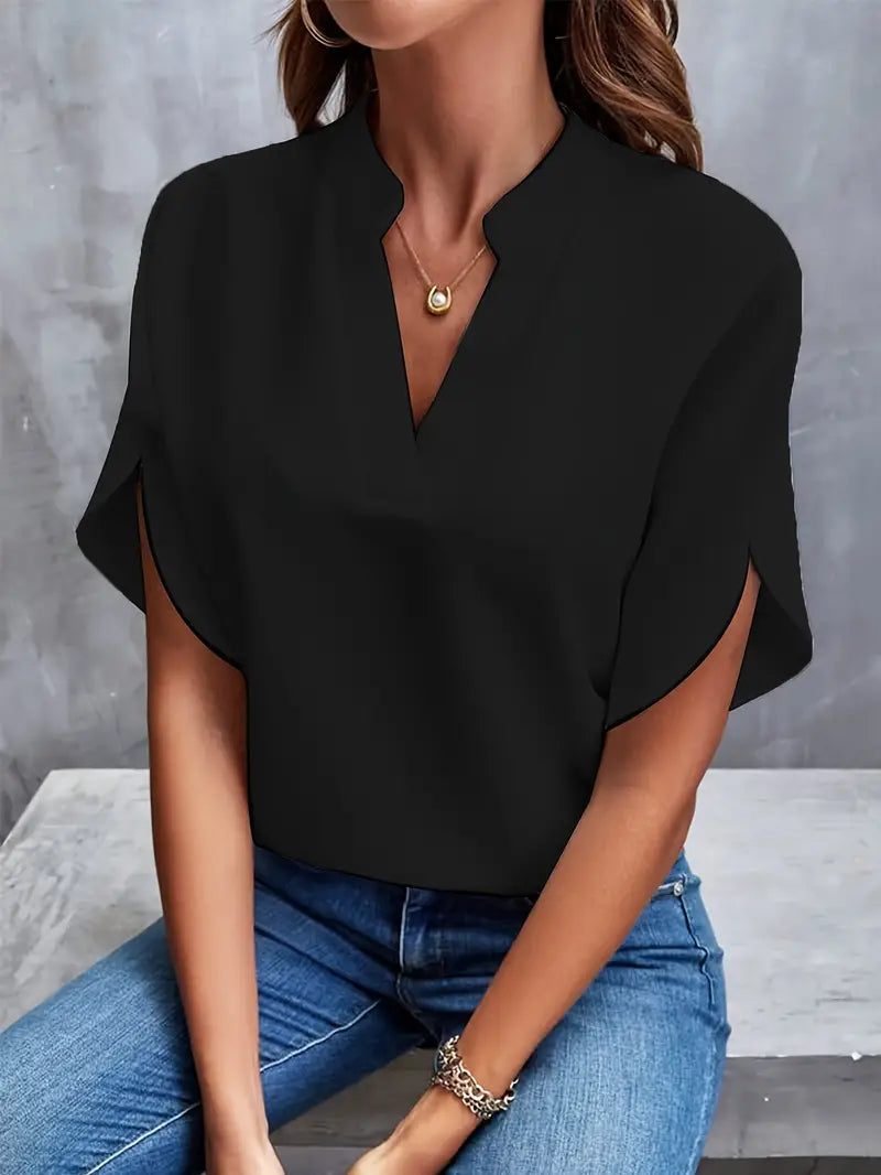 Elegant Women's Long Sleeve Blouse - Lightweight Summer Top for Spring Style 3