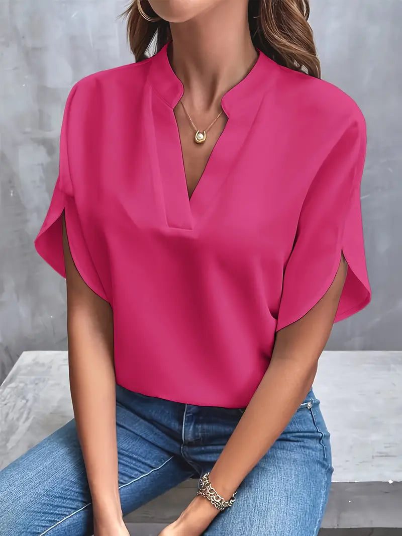 Elegant Women's Long Sleeve Blouse - Lightweight Summer Top for Spring Style 4