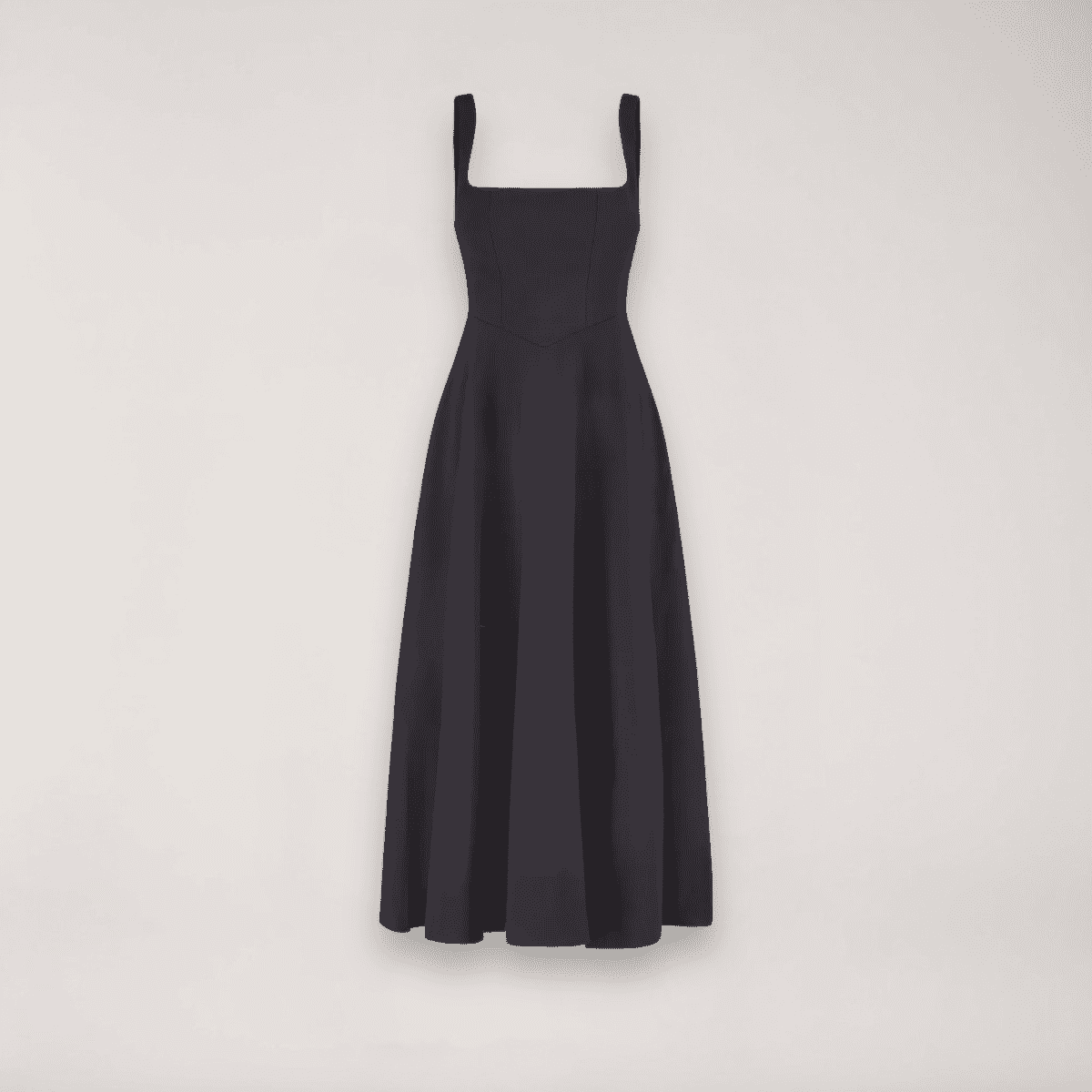 Elegant Women's Midi Dress - Flattering Cinched Waist & Flowing Skirt for Summer Events 10