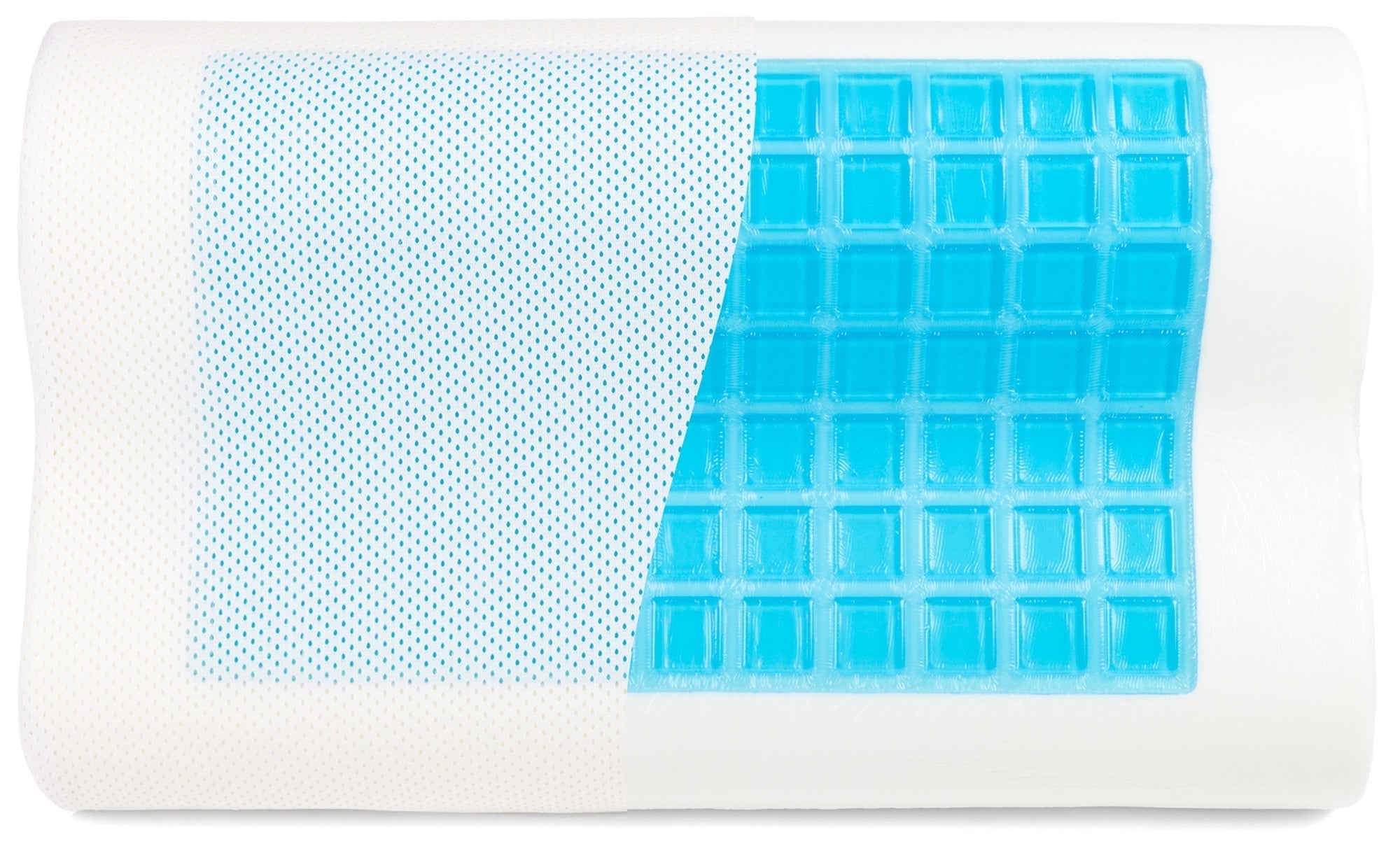 Gel Foam Pillow with Cooling Gel and Head Recess for Side Sleepers 3