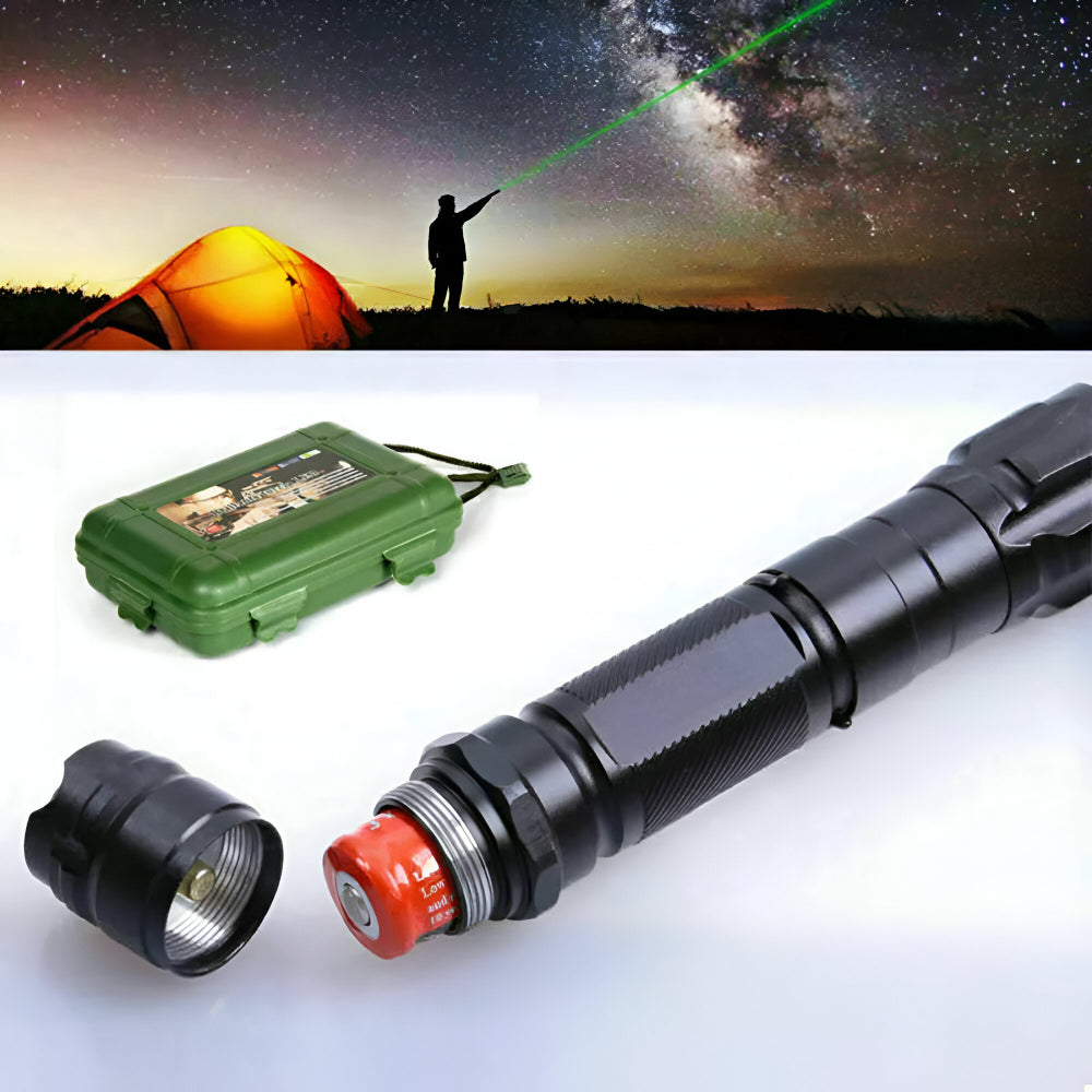 Green Laser Pointer with Rechargeable Battery and Long Range for Presentations 1