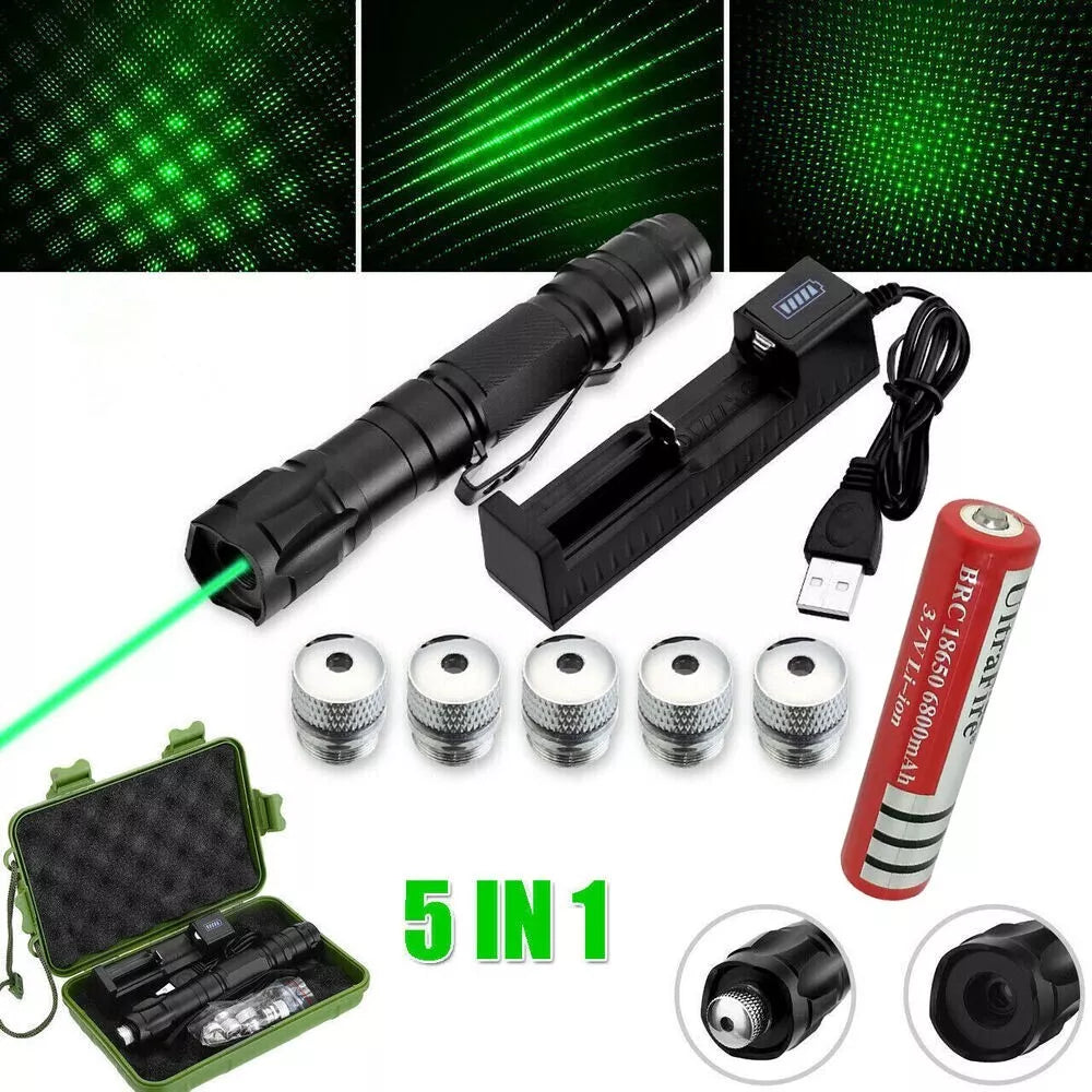 Green Laser Pointer with Rechargeable Battery and Long Range for Presentations 4