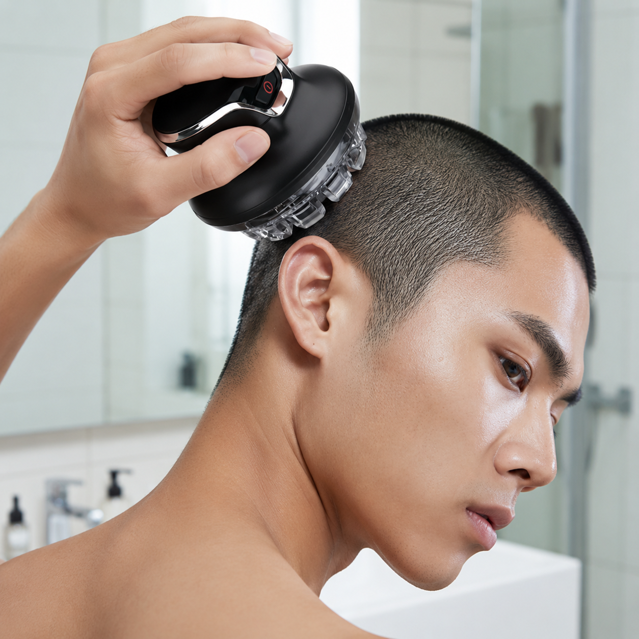 Hair Clipper for Home Grooming with Adjustable Lengths and Stainless Steel Blades