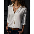 Kayleigh - Women's Long Sleeve Blouse with Button Closure, Lightweight & Versatile 0