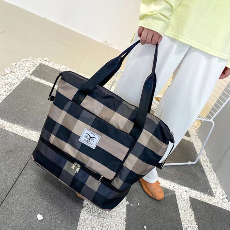 Large Capacity Expandable Travel Bag with Wet/Dry Compartments 2