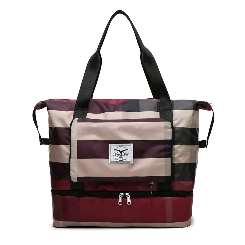 Large Capacity Expandable Travel Bag with Wet/Dry Compartments 8