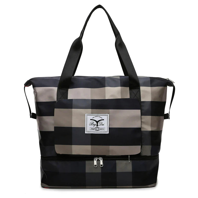 Large Capacity Expandable Travel Bag with Wet/Dry Compartments 9