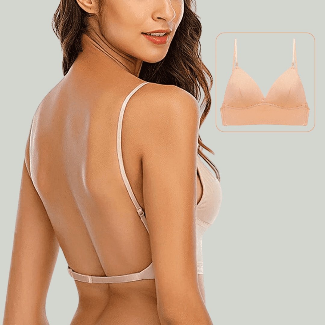Mary - Women's Comfortable Low-Back Bra with Adjustable Straps for Effortless Support 0