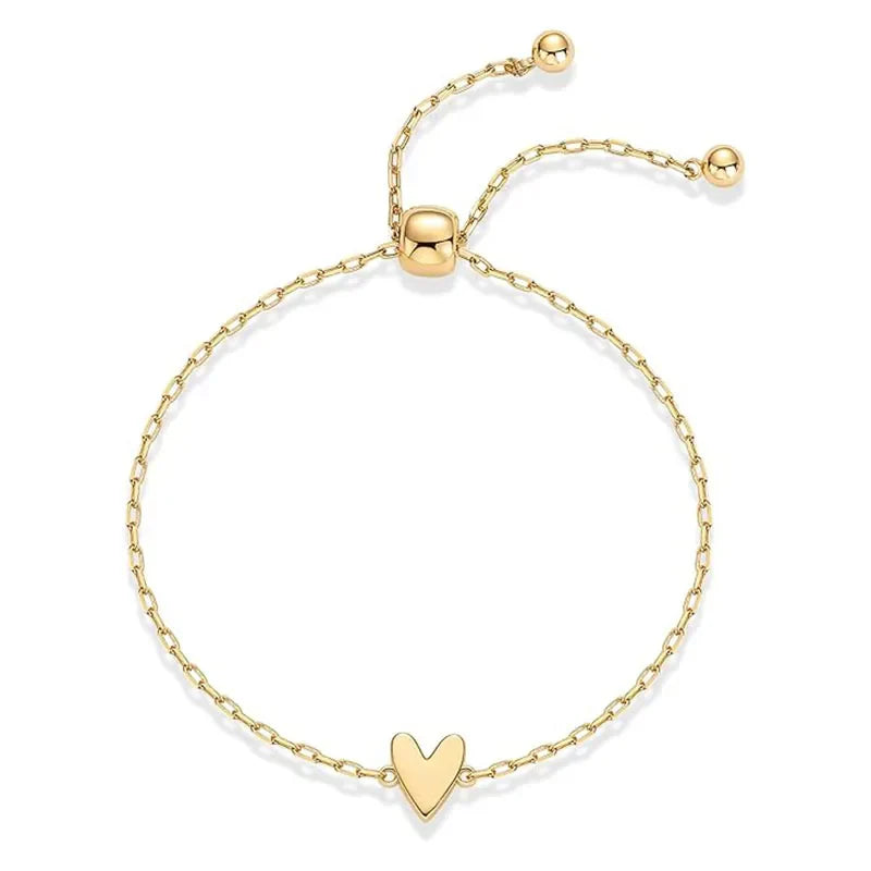 Matching Heart Bracelet Set - Adjustable Silver Chains for Meaningful Connections 5