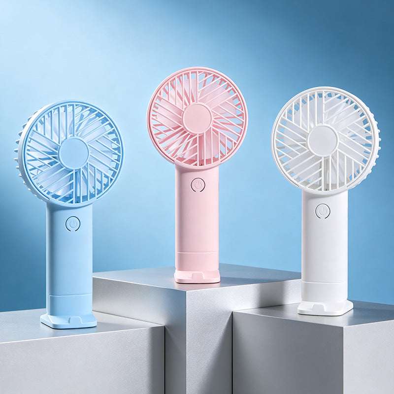Mini Hand Fan in Plastic with Bear Motif and USB Rechargeable Battery for Travel 3