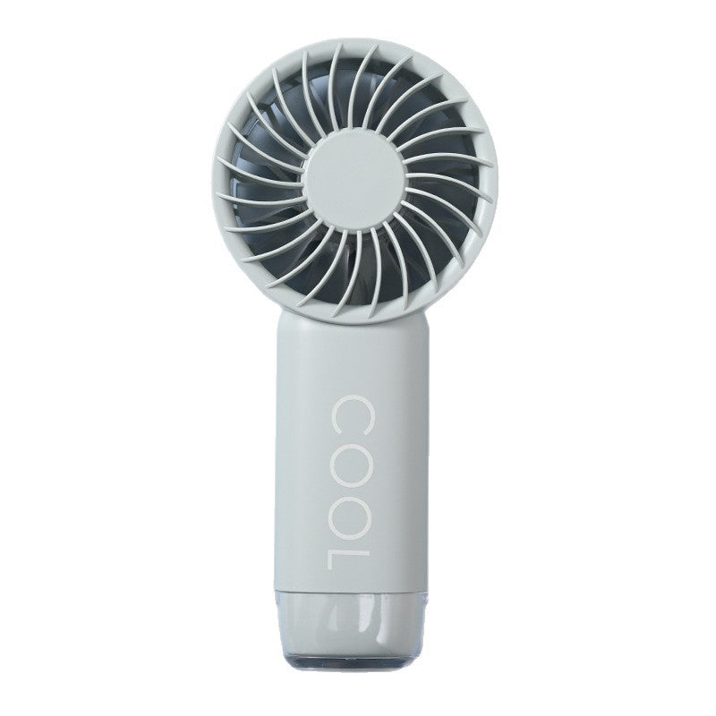 Mini Handheld Fan in Plastic with Rechargeable Battery for Travel 0