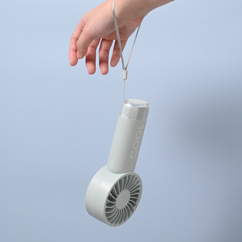 Mini Handheld Fan in Plastic with Rechargeable Battery for Travel 3