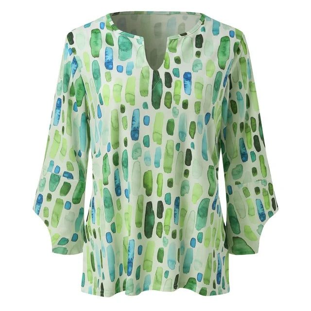 Olivia - Women's Top, Stylish Blouse in Premium Silk Cotton, Casual Elegance 3