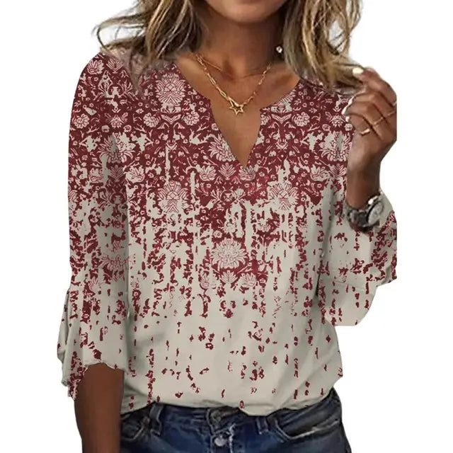 Olivia - Women's Top, Stylish Blouse in Premium Silk Cotton, Casual Elegance 5