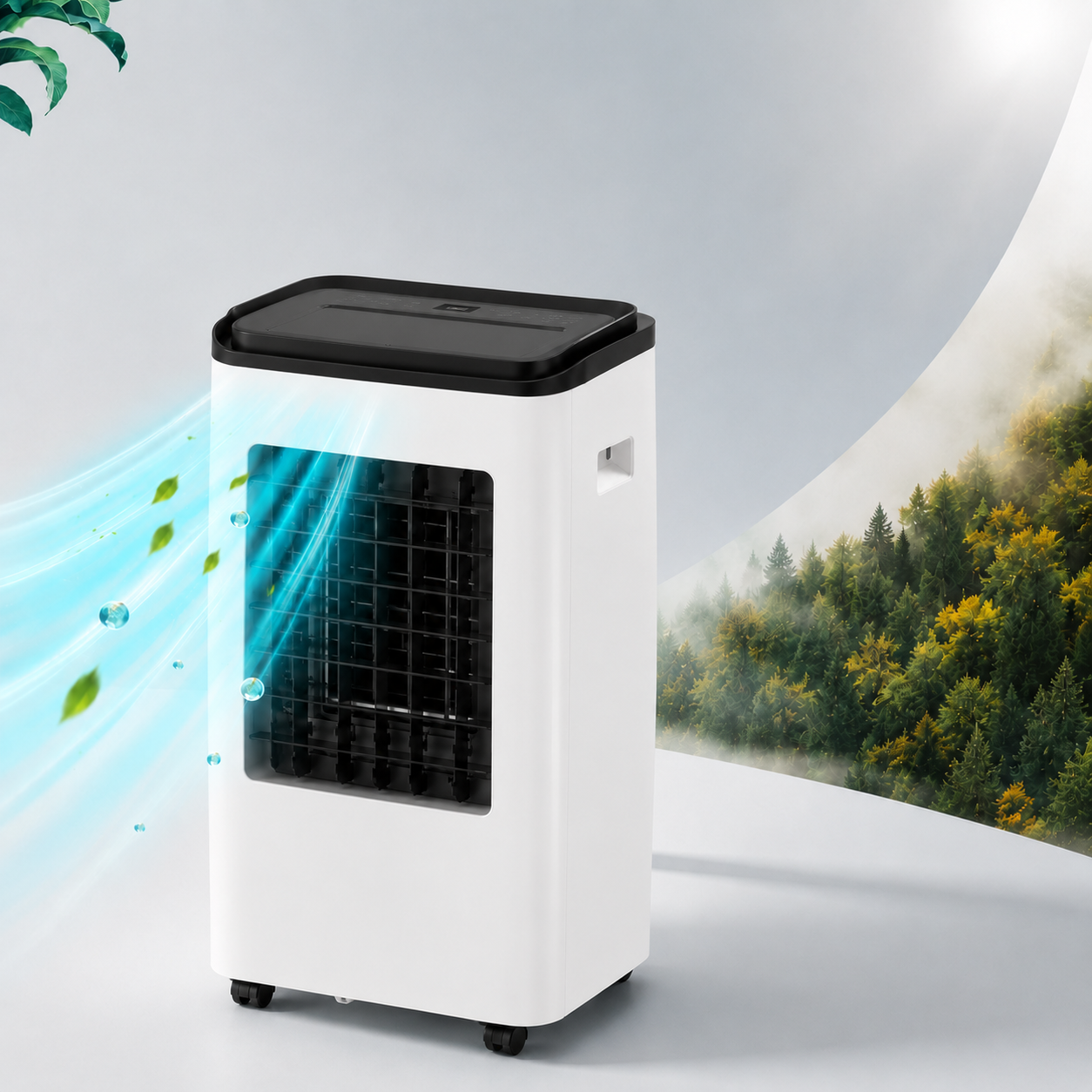 Portable Air Conditioner 12000 BTU with Evaporative Cooling for Rooms up to 550 ft² 1