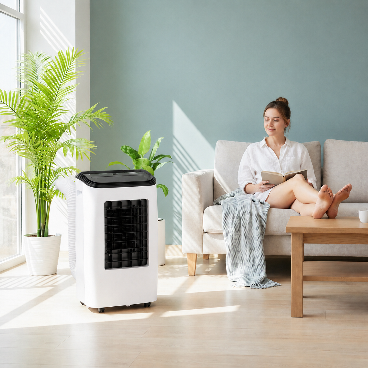 Portable Air Conditioner 12000 BTU with Evaporative Cooling for Rooms up to 550 ft² 4