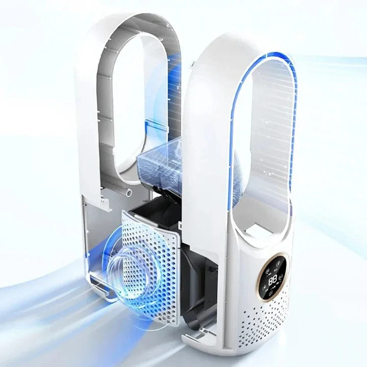 Portable Air Conditioner with Bladeless Design and Adjustable Fan Speeds for Home or Office 4