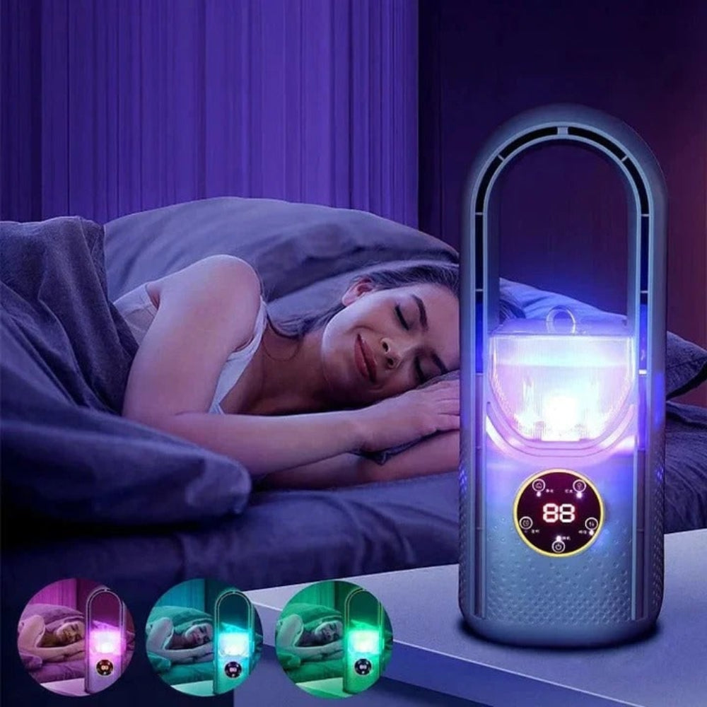 Portable Air Conditioner with Bladeless Design for Silent Cooling 2